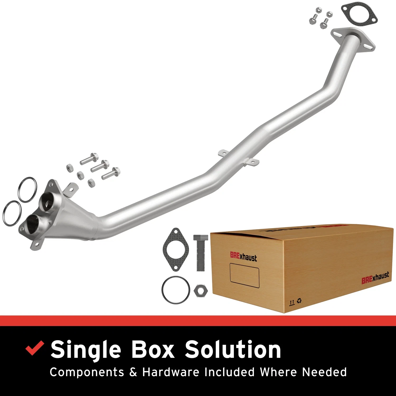 1996-1997 Nissan Pickup Direct-Fit Front Pipe Kit 107-0125